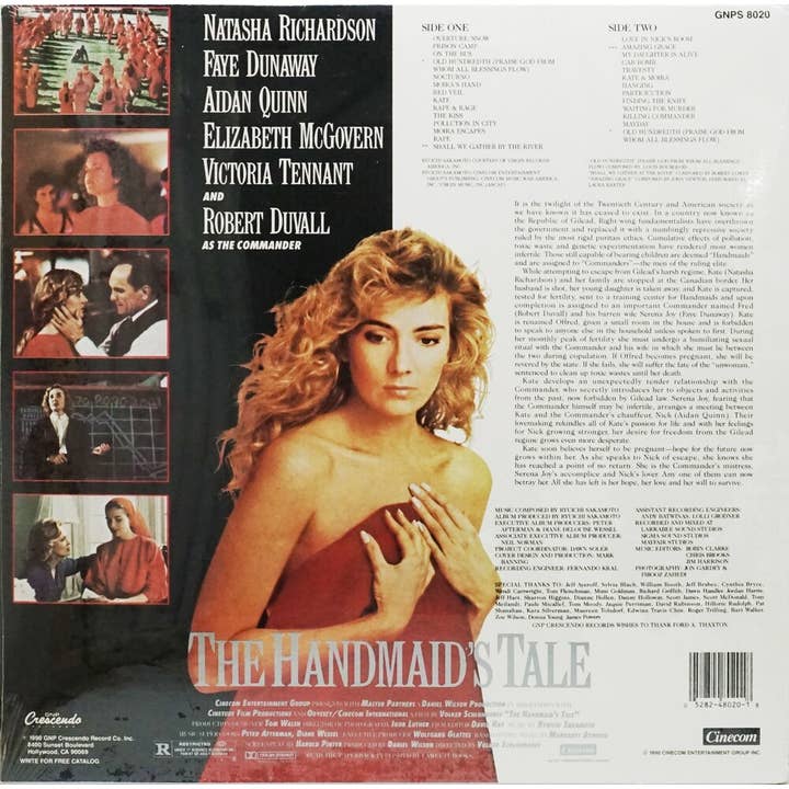 Square Deal Recordings & Supplies - Wholesale Music CD/Vinyl - Vinyl - Sealed 12" LP - Sakamoto, R. - The Handmaid's Tale1
