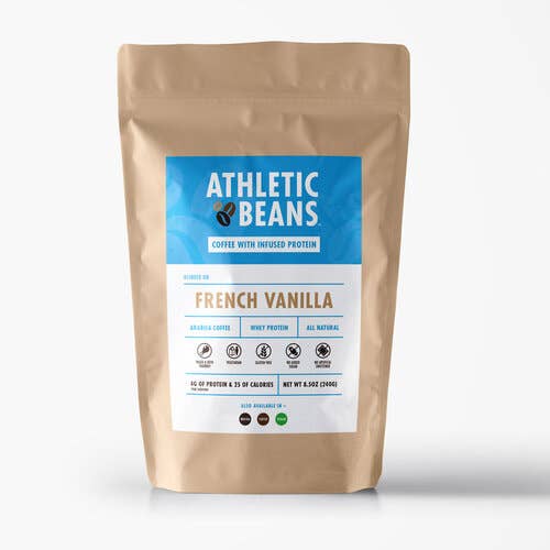 French Vanilla (Whey) Protein Coffee for wholesale by Athletic Beans