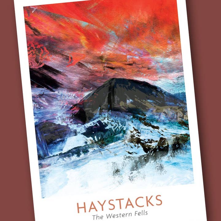 The Northern Line – wholesale Everyday greeting card – Haystacks Abstract - Blank Greeting Card