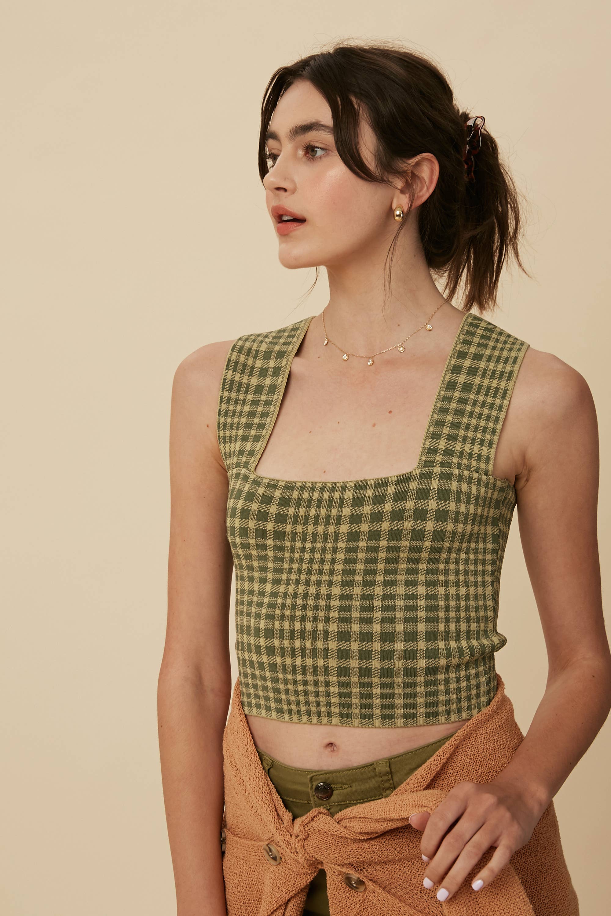 Listicle - Vente Sous-vêtements sculptants – femme - Brami en tricot à carreaux9