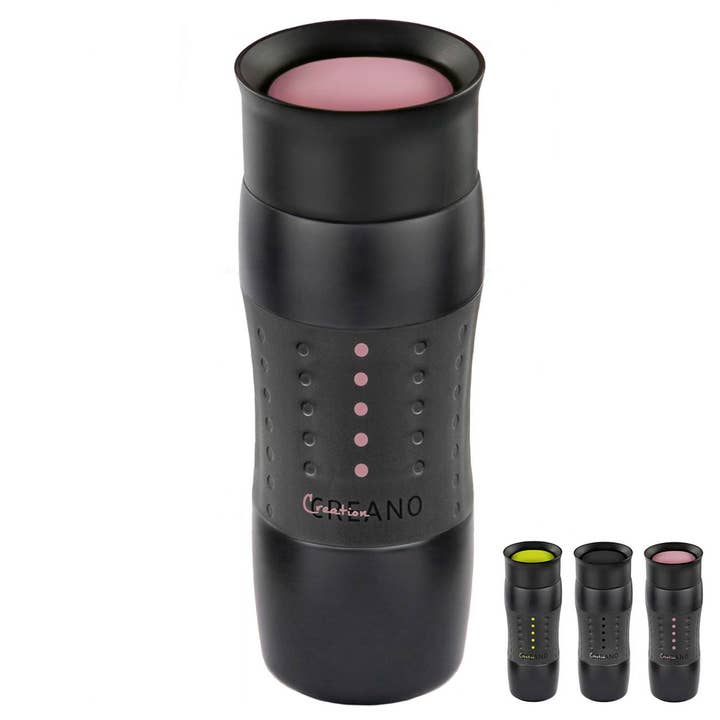 Creano - Wholesale Insulated Mug/Tumbler - Creano Design Travel Mug 420 ml, Coffee to Go Cup Pink