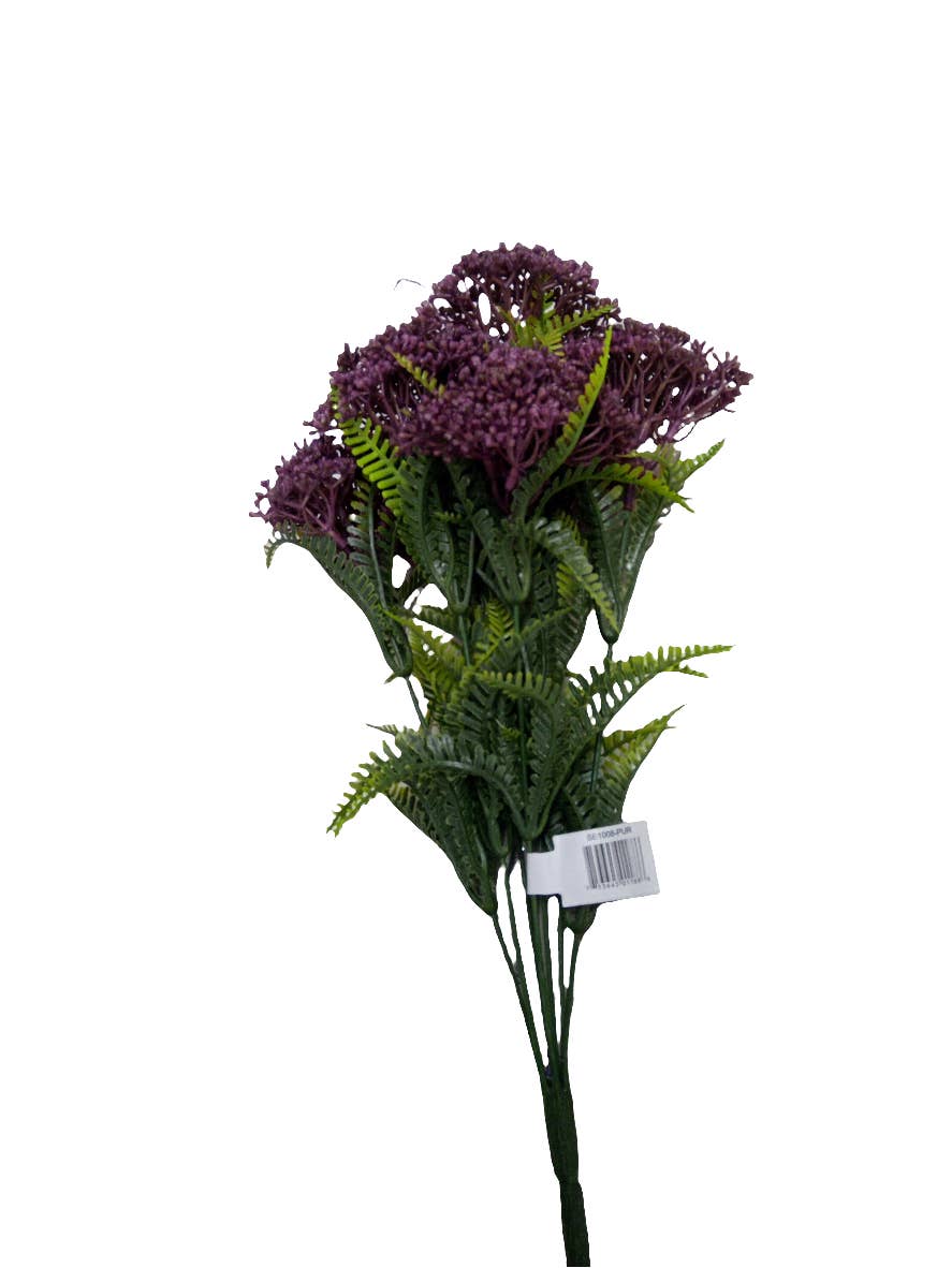 General Wholesale Inc - Wholesale Artificial Flowers - Purple sedum Bush X7-SE1008