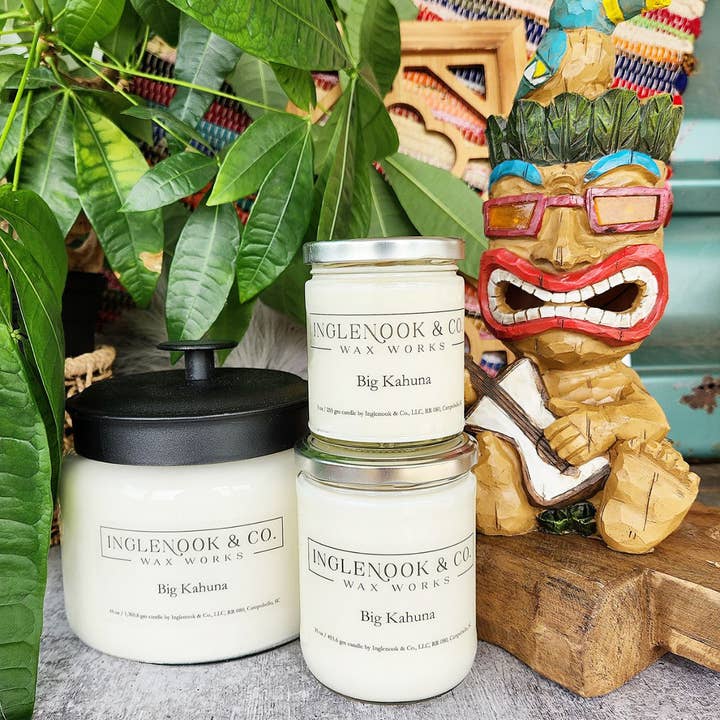 Inglenook & Co. - Wholesale Jar/Filled Candle - Big Kahuna Soy Wax Soy Candle Clean Appearance Masculine1