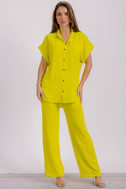 H&H Fashion Inc. – wholesale Top & pants set (NOT Loungewear) – Women's – HH776X-S1 PLUS SIZE Two Pieces Shirt and Pants Set0
