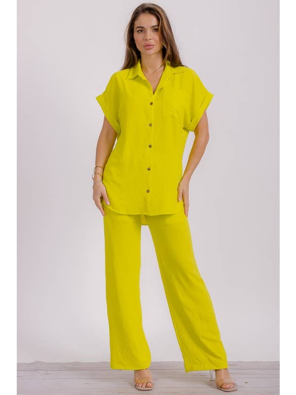 H&H Fashion Inc. – wholesale Top & pants set (NOT Loungewear) – Women's – HH776X-S1 PLUS SIZE Two Pieces Shirt and Pants Set