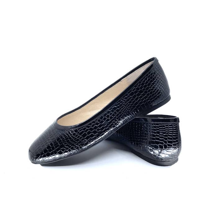 SCARLETTOS - Wholesale Flats – Women’s - Black Casual Ballet Flat I Zeya by Scarlettos2