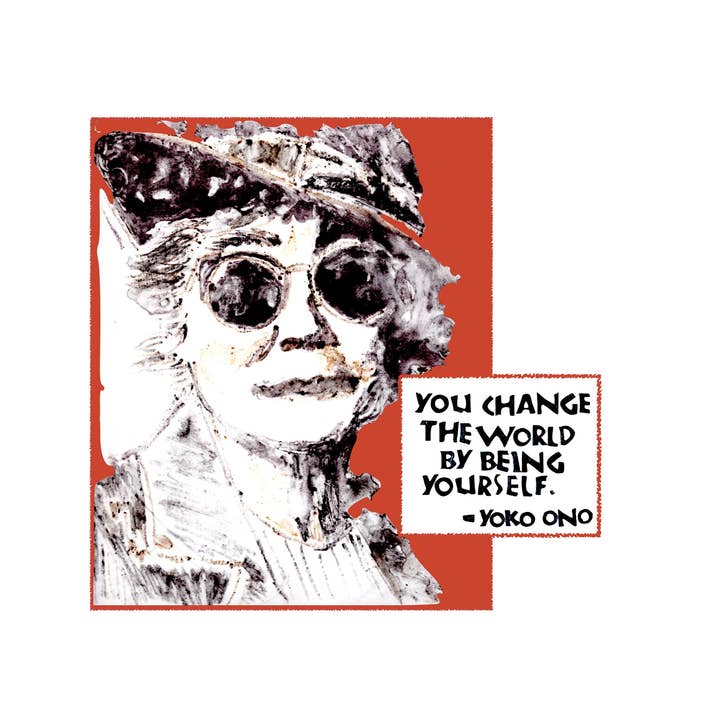Y010 At være dig selv — Yoko Ono for engroshandel hos ArtLight Media