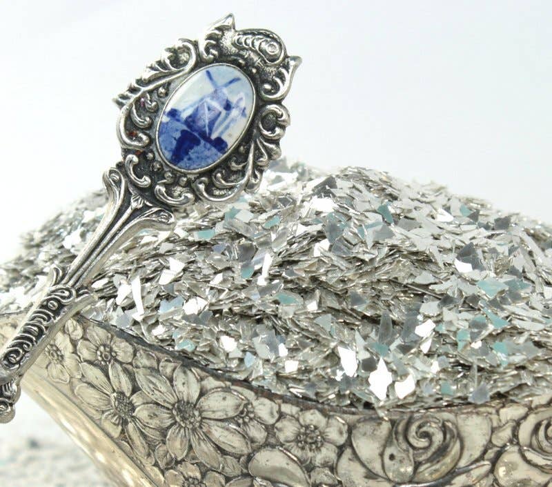 Silver German Glass Glitter - Real Super Shard Glitter for wholesale on Faire7