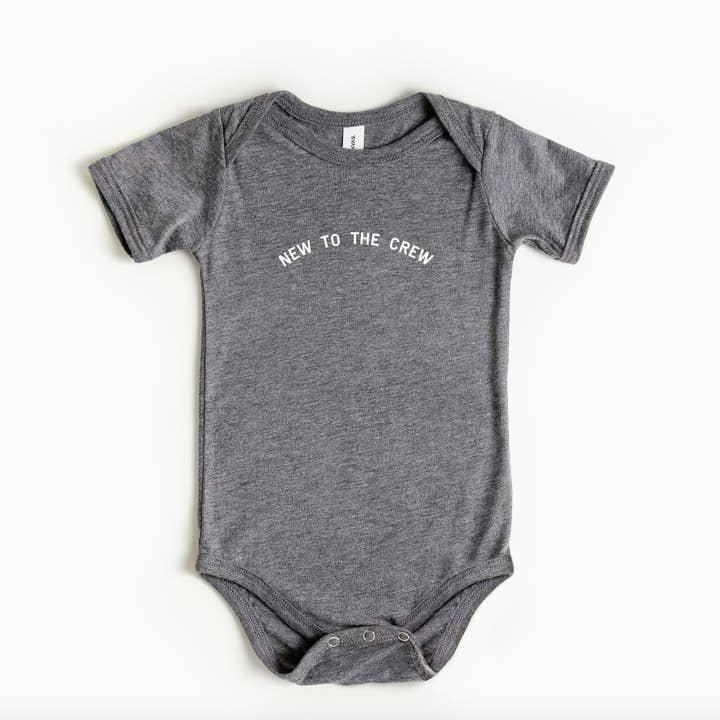 Saved by Grace Co. - Wholesale Bodysuit (Non-Footed) - Baby - New to the Crew Onesie