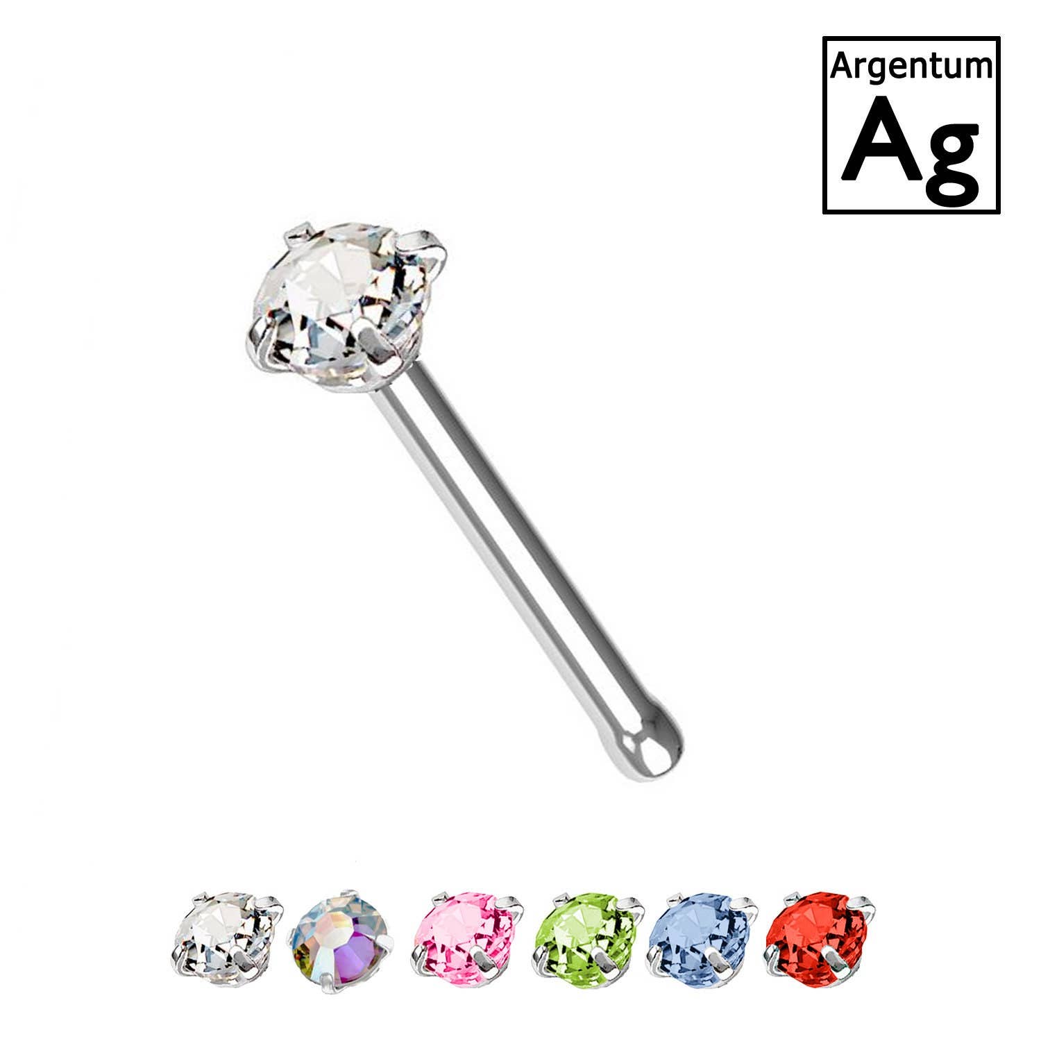 Awaken – wholesale Nose ring – 925 SILVER Nose Stud - PB-0290