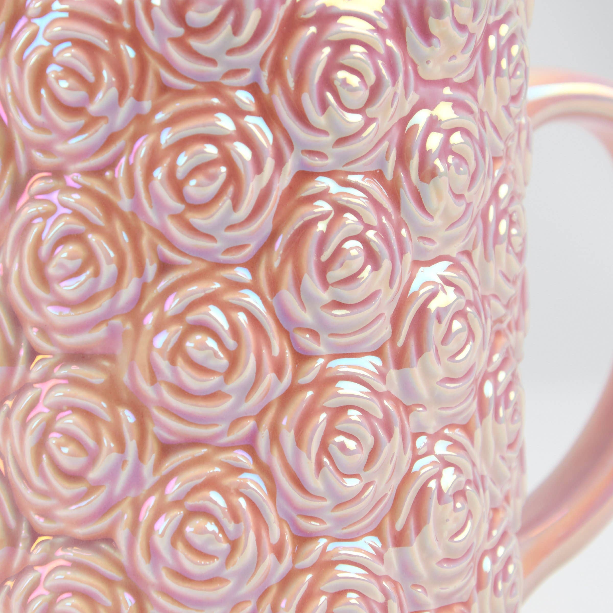 Primitives by Kathy - Wholesale Coffee Mug - Pink Roses Mug2