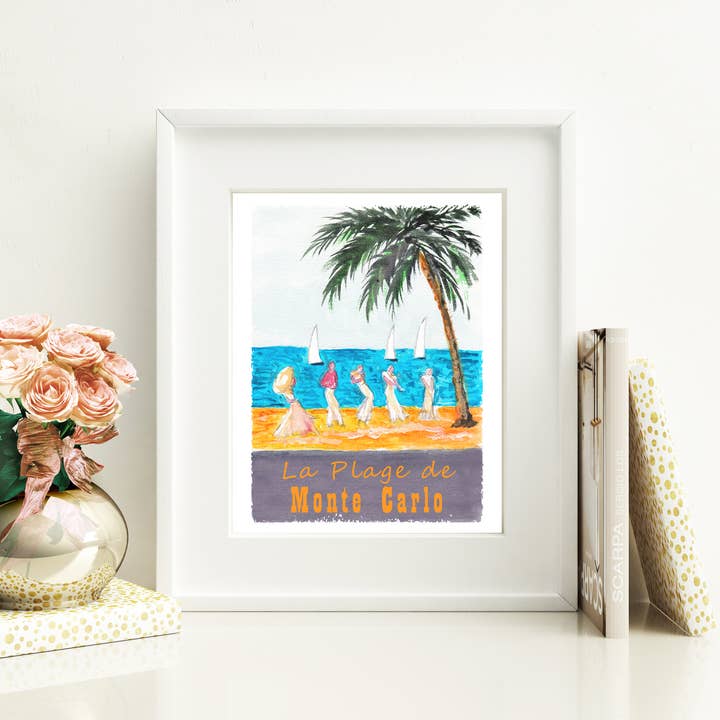Monte Carlo Art Print for wholesale by Shades of Expression Designs