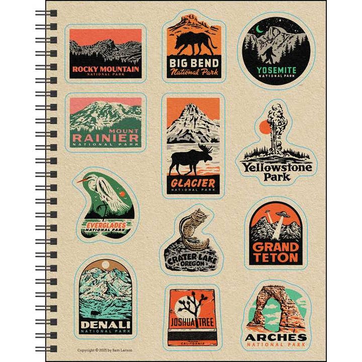 Simon & Schuster - Wholesale Calendar - Paranormal Parks 12-Month 2026 Monthly/Weekly Planner Calendar by Sam Larson5