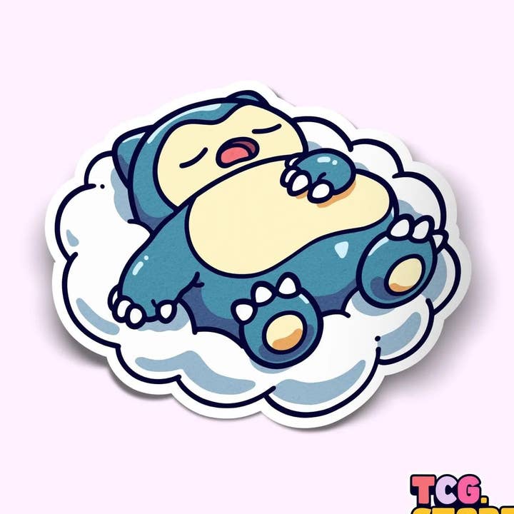 TCG.Store - TCGDOTSTORE - Wholesale Sticker - Snorlax Pokémon Sticker5