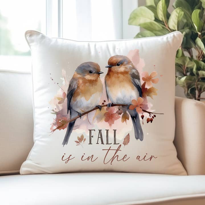 Hösten höst är i luften Birds kuddfodral (Endast) för wholesale av Avery Lane Gifts