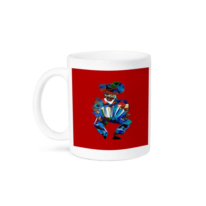 3dRose - Wholesale Coffee Mug - 3dRose, Accordion Player Isolated Cubism Style Art, Mug8