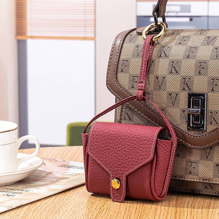 ACCITY - Wholesale Earphone/Headphone Case - Women's - Mini Leather Earphone Case – Multi-Use Pouch_CUAB003987