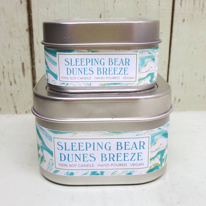 Green Daffodil Bath & Body - Wholesale Travel Candles - Sleeping Bear Dunes Breeze Soy Candle Large Tin - Michigan