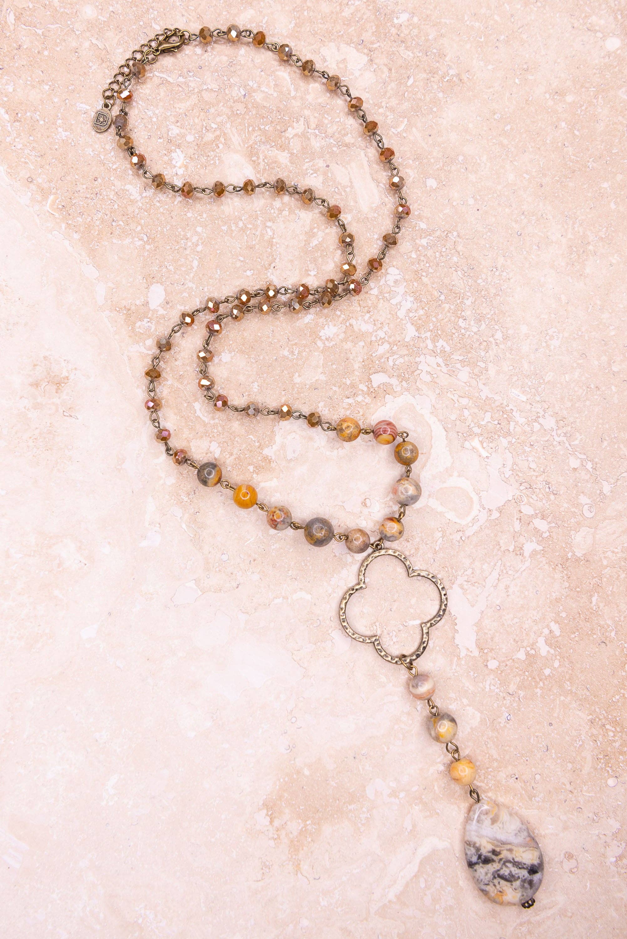 Dylan Designs - Wholesale Pendant/Charm Necklace - Alani Necklace in Taupe8