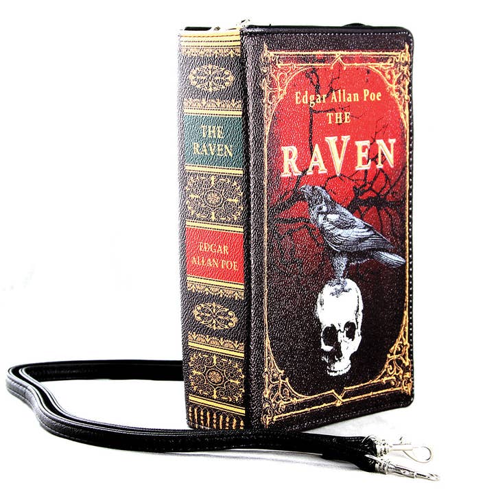 COMECO INC - Wholesale Clutch Bag - Women's - The Raven Vintage Book Clutch Bag in Vinyl1