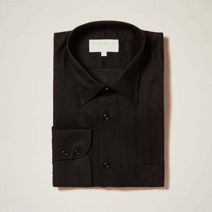 Camisa de Manga Comprida em Linho Europeu Premium 100% (FO) por atacado de Inserch