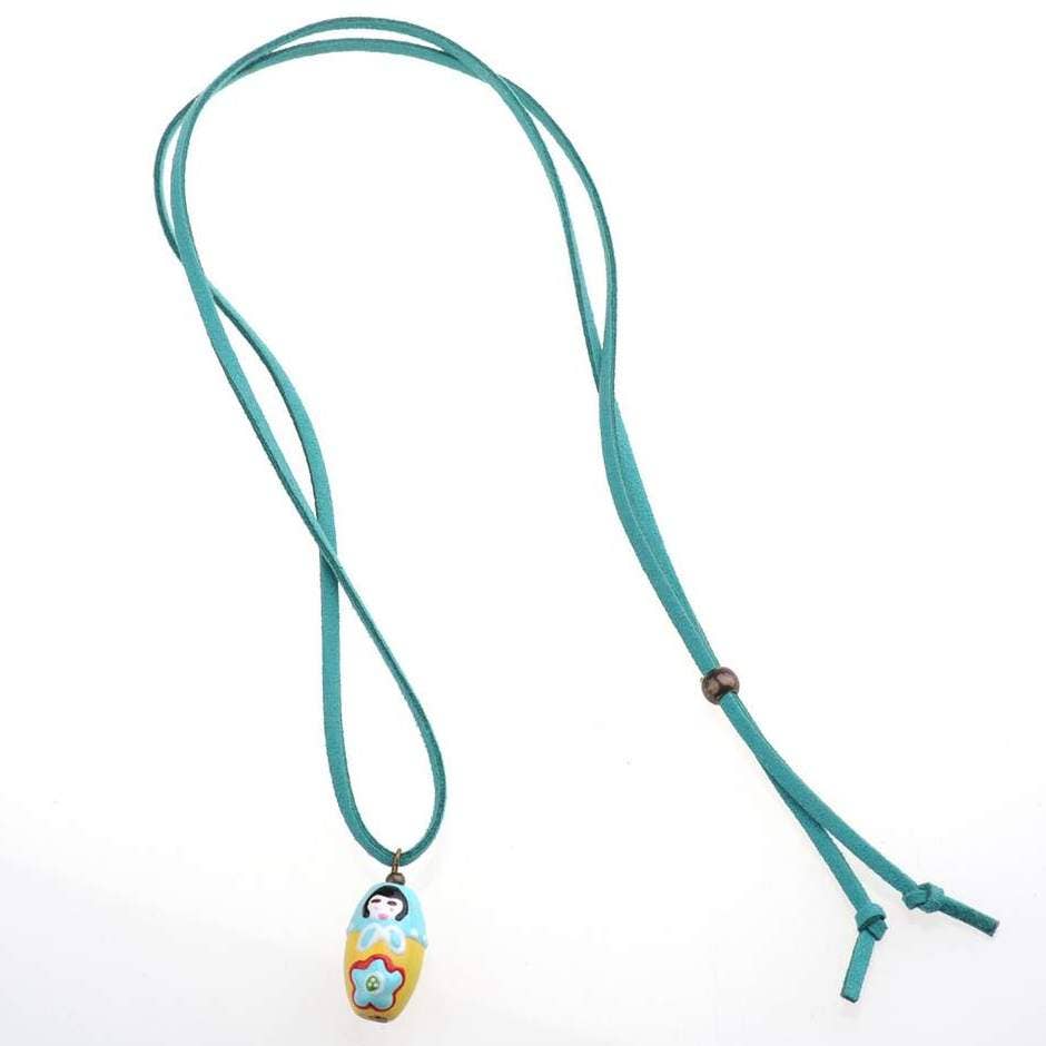 Peppercorn Kids – wholesale Halsband - Barn – Girls Doll Charm-hängsmycke - Flerfärgad förpackning med 42