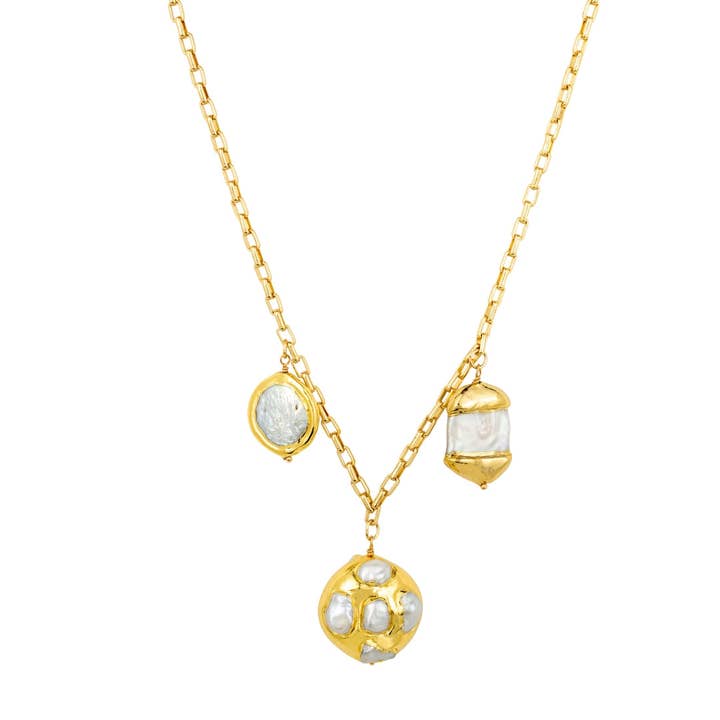 Collar Lorena Blanco para venta al por mayor de Ashiana London