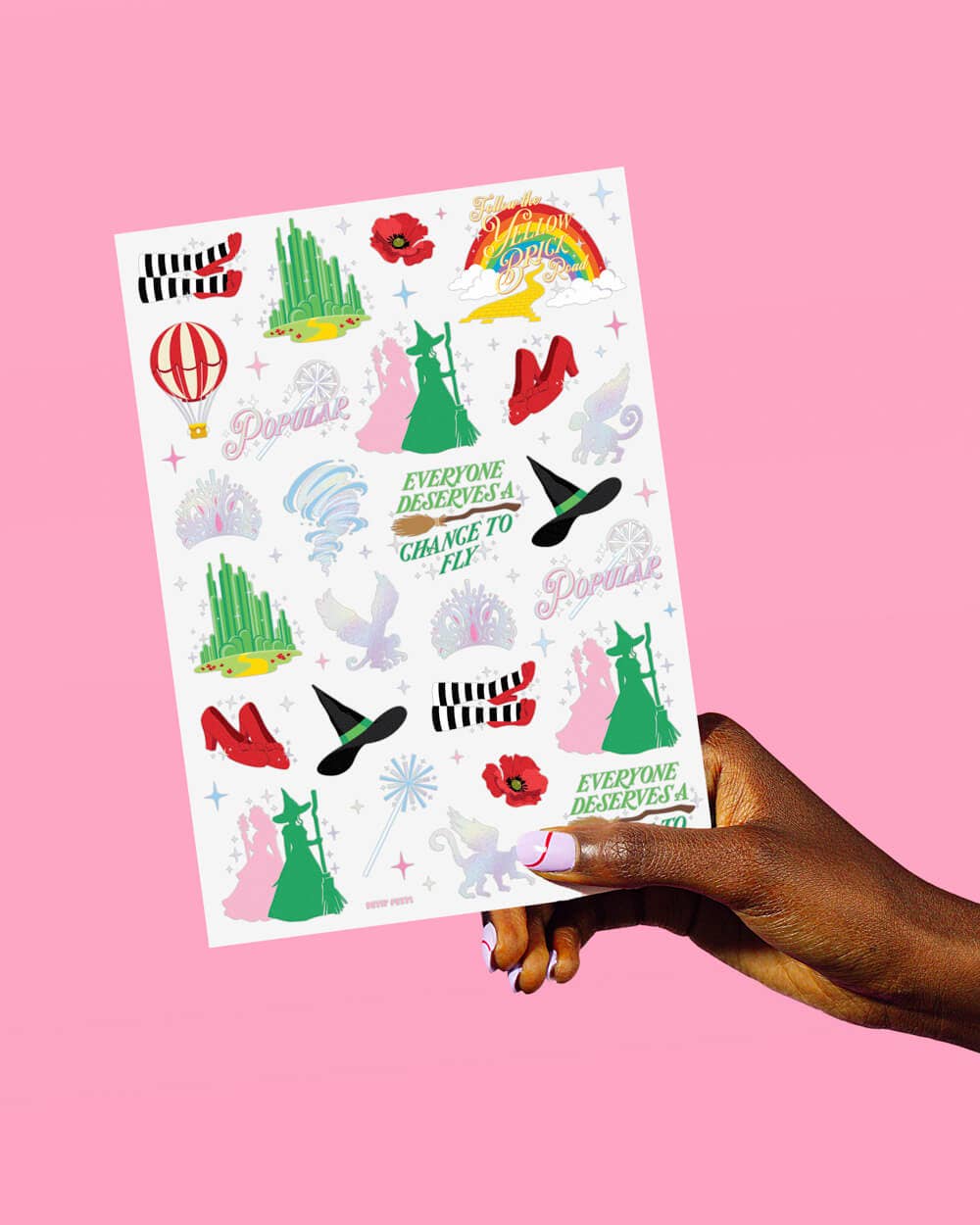 xo, Fetti - Wholesale Temporary Tattoo - Wicked Inspired Tattoos | musical, witch, wizard, Halloween,3