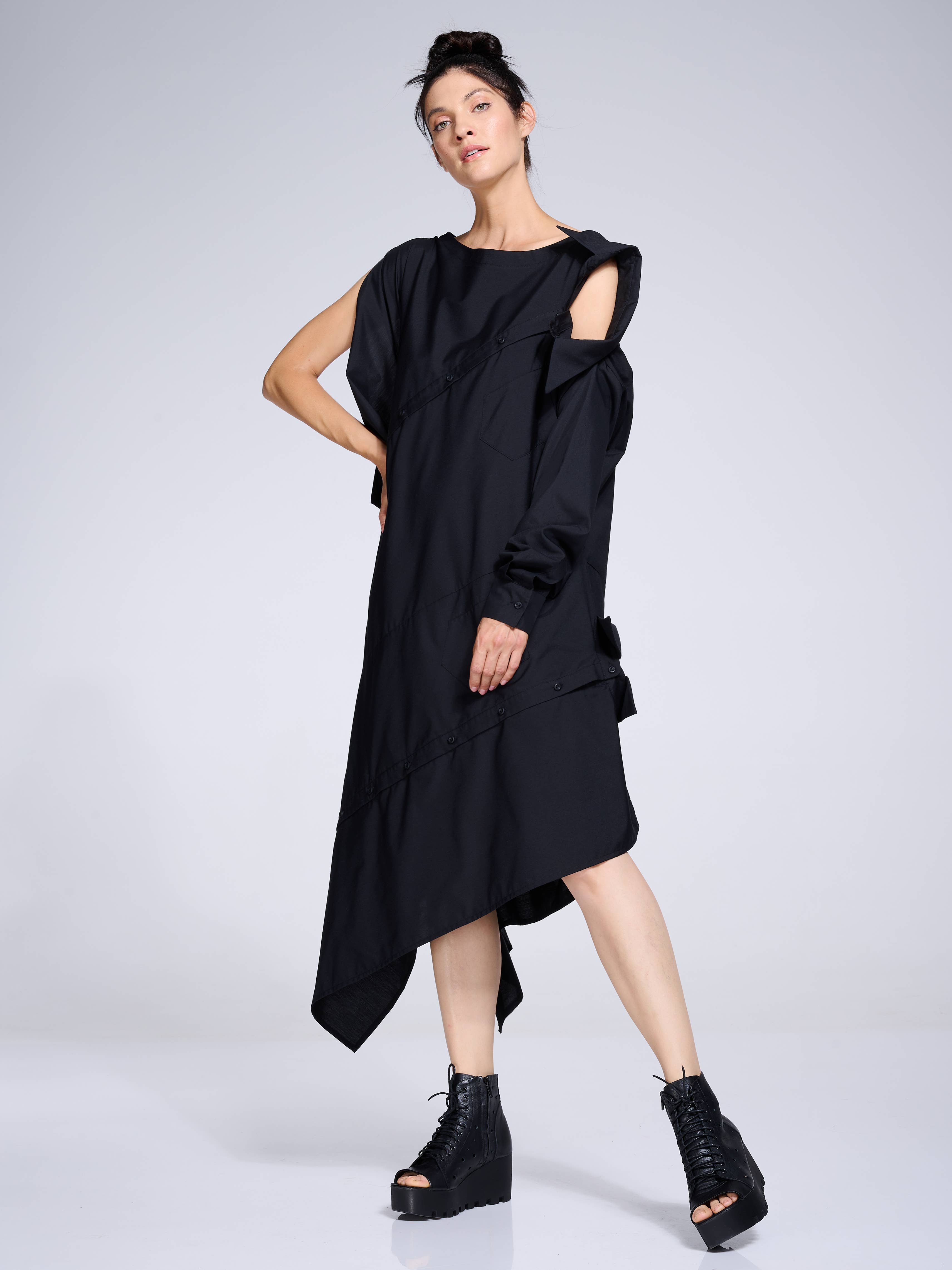 Metamorphoza - Wholesale Dress - Women's - Futuristic Shirt Dress2