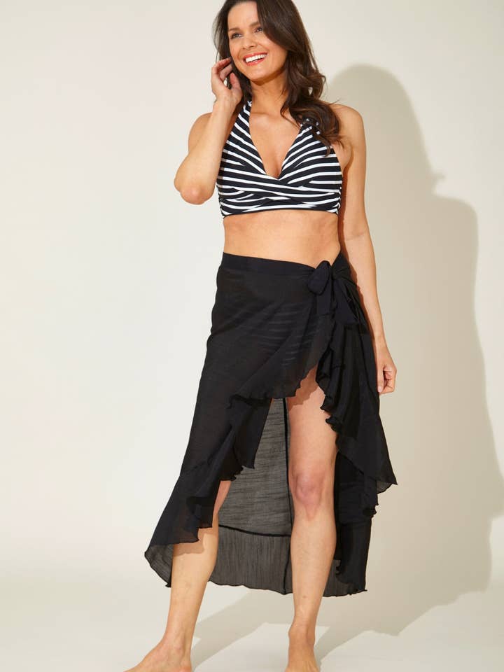 Pareo con bordo arricciato per la vendita all'ingrosso da parte di Beachcomber