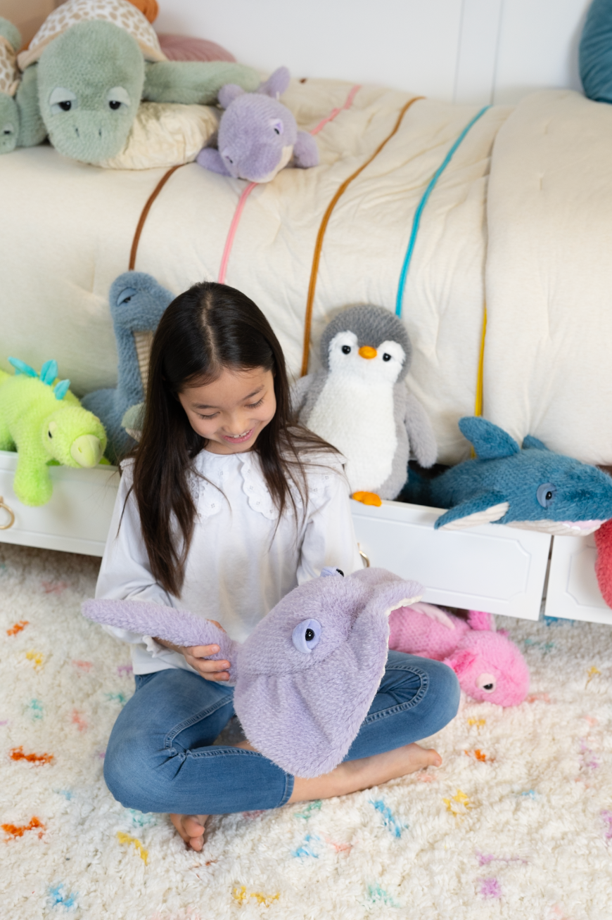 The Petting Zoo - Wholesale Stuffed/Plush Toy - Kids & Baby - 20" (52cm) Sea Fuzzlez Stingray Sea Life1