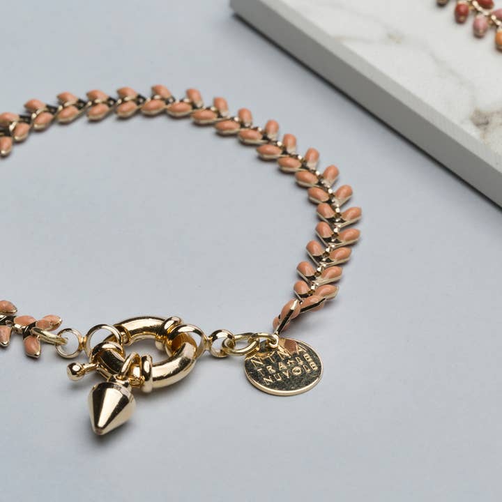 Braid Gold Bracelet | Gold Plated | Made in Italy for wholesale by NINA TRA LE NUVOLE