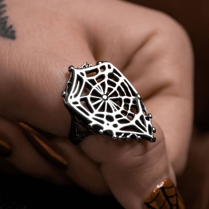 Lively Ghosts - Wholesale Cocktail/Statement Ring - Arachne Ring3