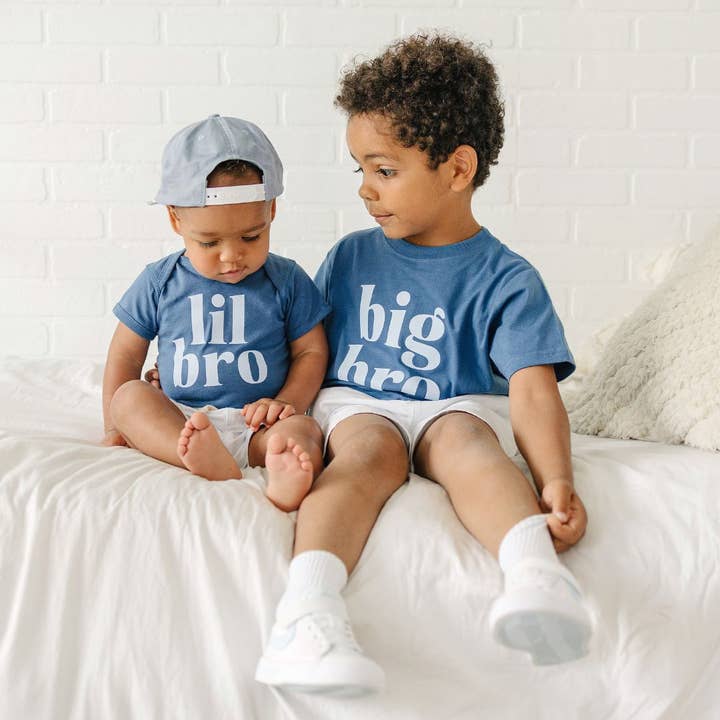 Sweet Wink - Vente Body (sans pieds) – bébé - Body à manches courtes Lil Bro - Annonce de grossesse