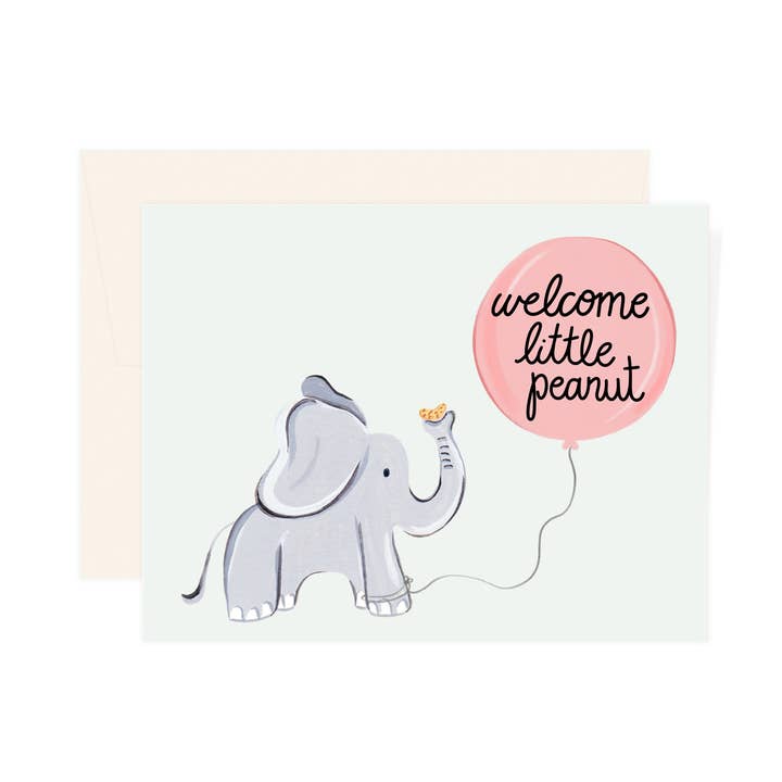 Little Peanut Card for wholesale by Paige & Willow