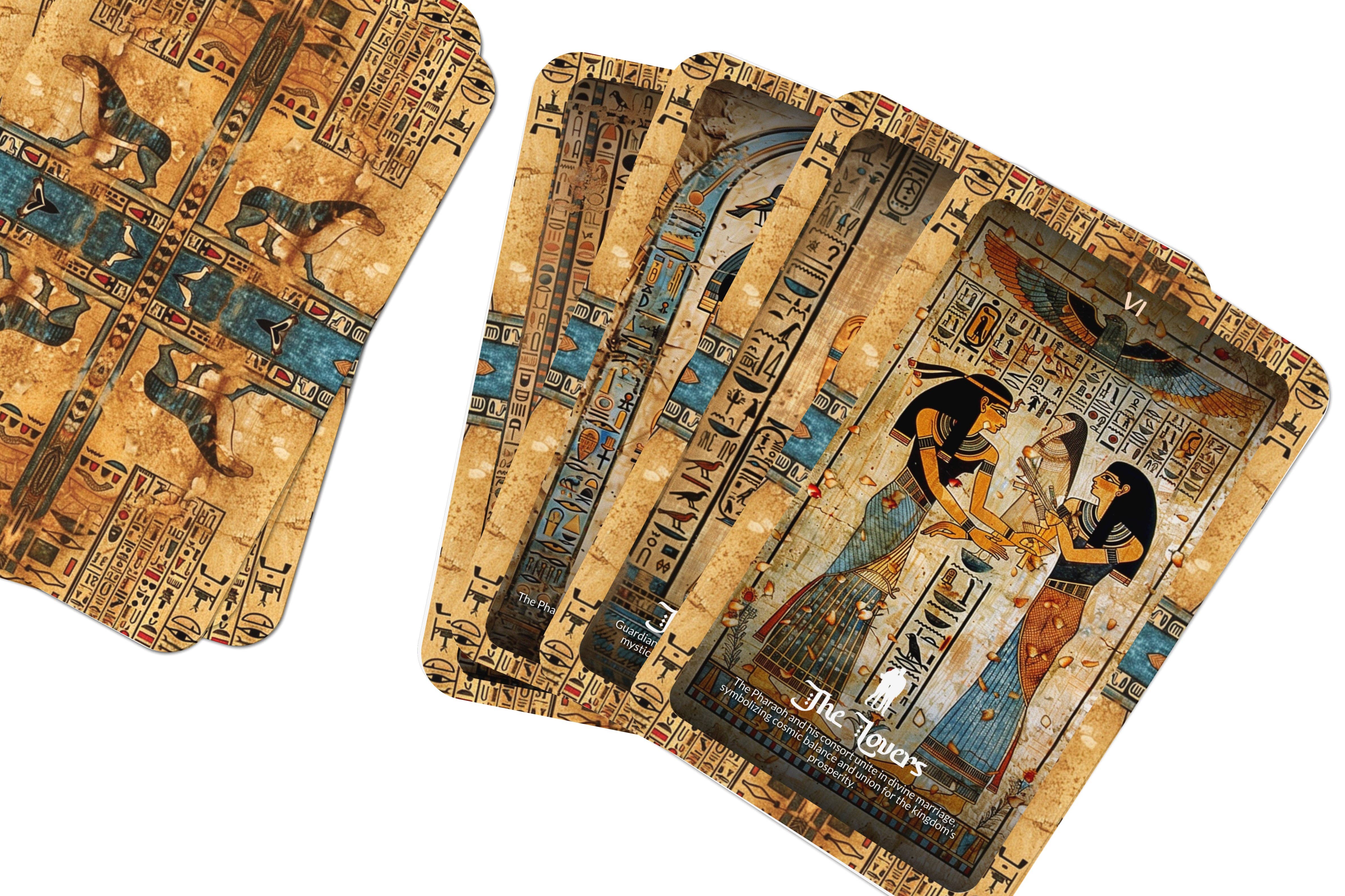 IBIZA TAROT - Wholesale Tarot Cards - Tarot of Pharaoh - 22 Major Arcana - Divine Mysteries9