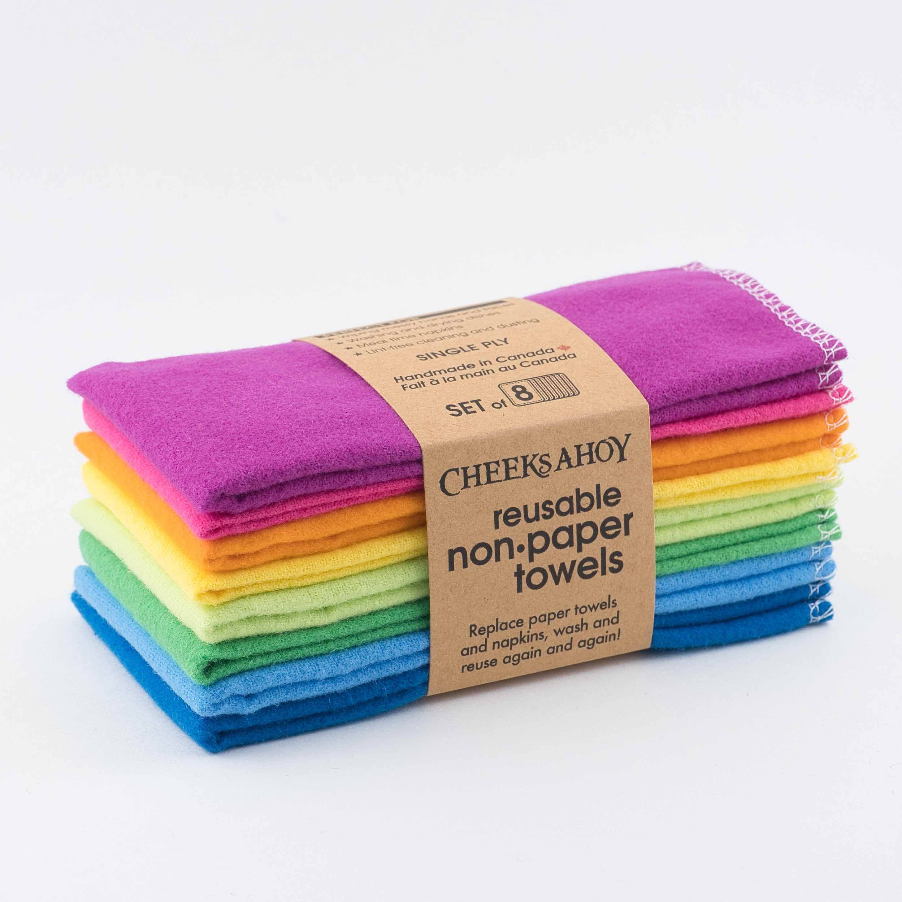 Cheeks Ahoy – wholesale Dishcloth – Reusable Non-Paper Towels - Single-Ply1