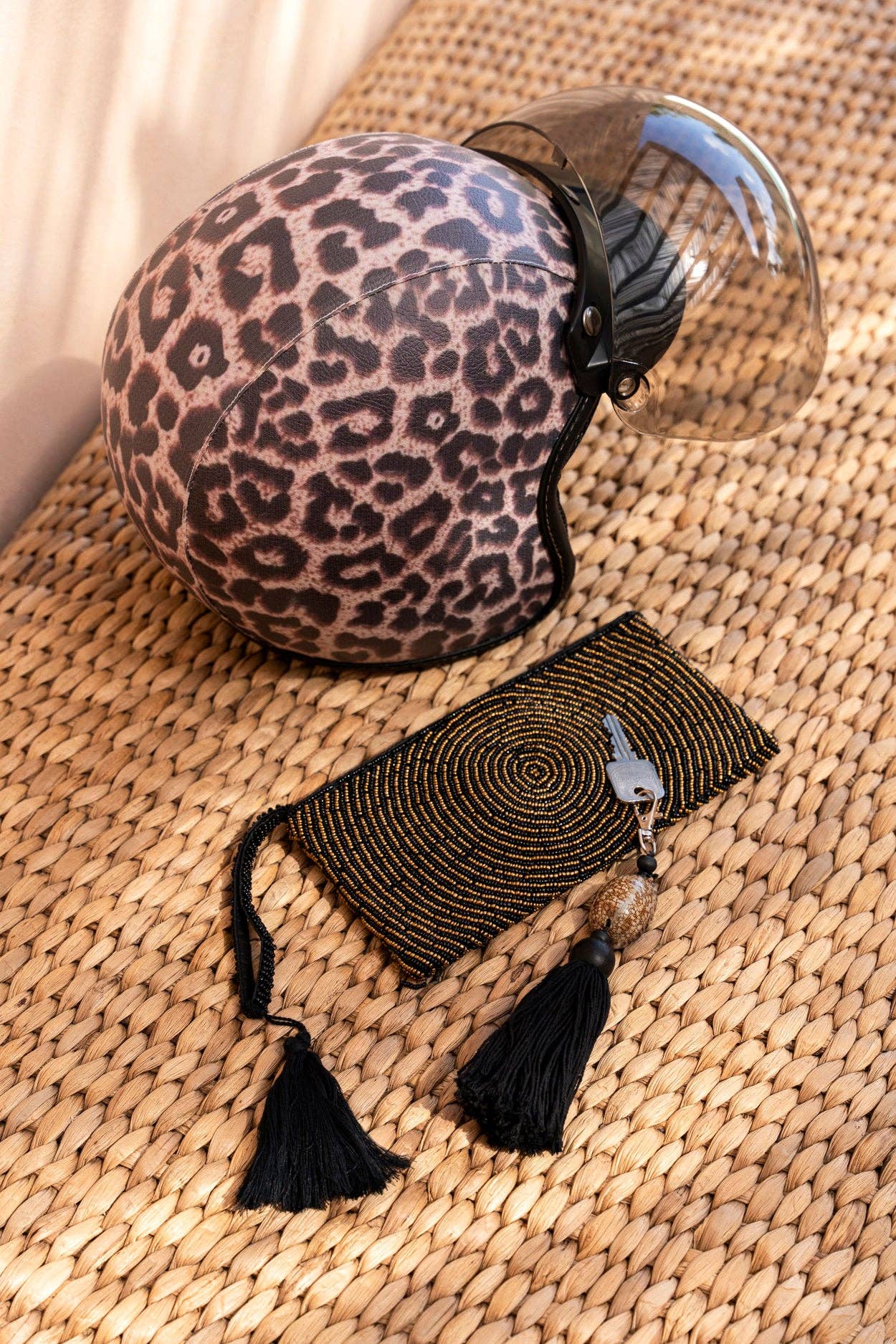 Bazar Bizar Living - Vente Porte-clés – unisexe - Porte-clés Sumbawa - Noir et marron4