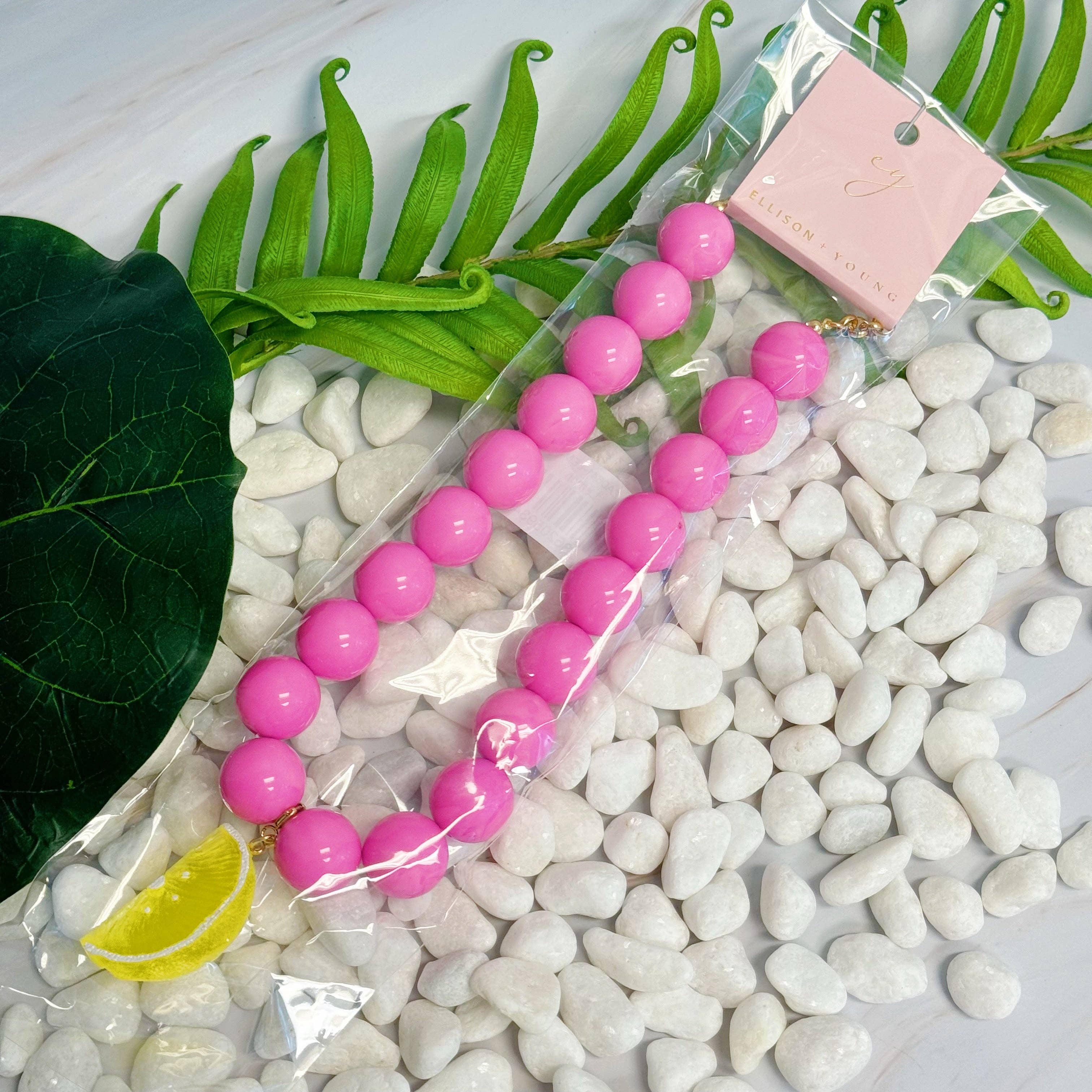 Ellison+Young - Venta al por mayor Collar - Niños - Collar encantador con cuentas de colores y colgantes de frutas7