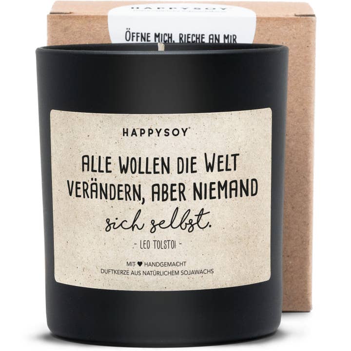 Geurkaars | Iedereen wil de wereld veranderen voor wholesale door Happysoy