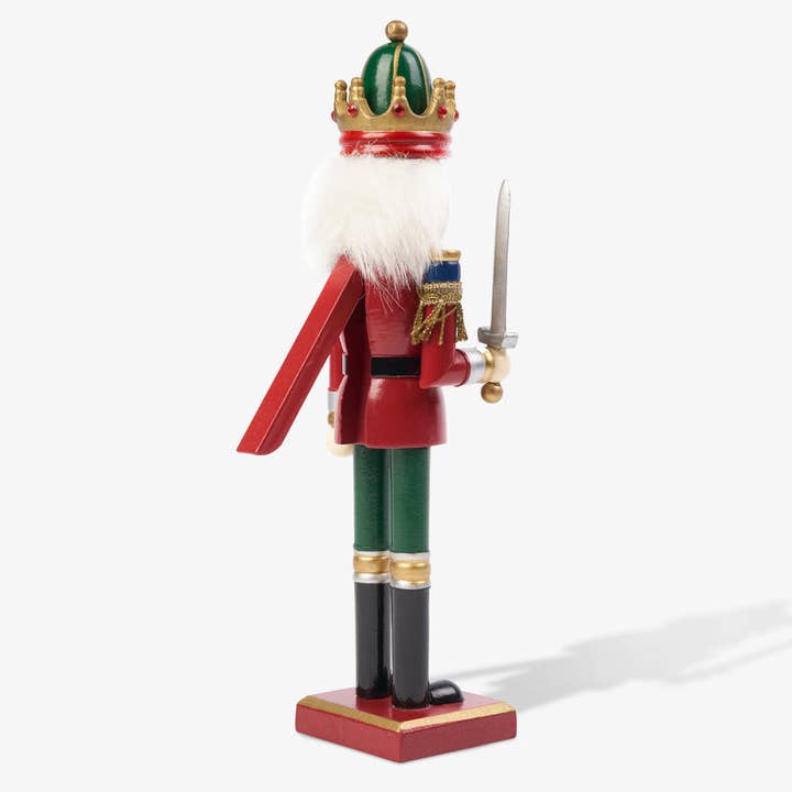 The Twiddlers - Wholesale Holiday Nutcracker - 2 Traditional Christmas Nutcrackers (30cm) Premium Wood Deco2