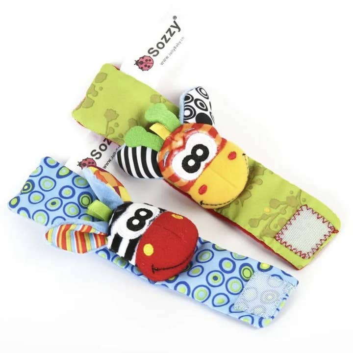 Baby Wrist Rattles for wholesale by Mesmerised
