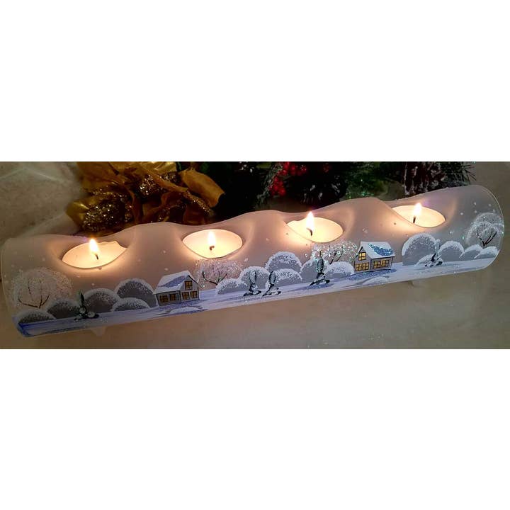 Glass by Iness - Wholesale Candle Holder - Quadruple Candle Holder23
