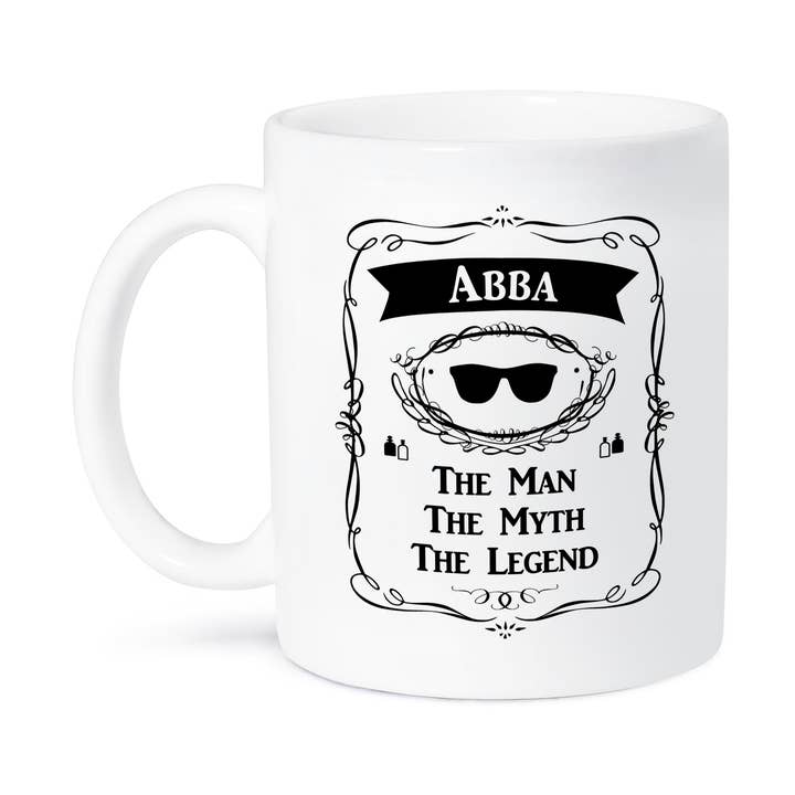 3dRose - Vente Tasse à café - 3dRose, Abba - L'homme, le mythe, la légende - Aba papa ou père en hébreu, Tasse8