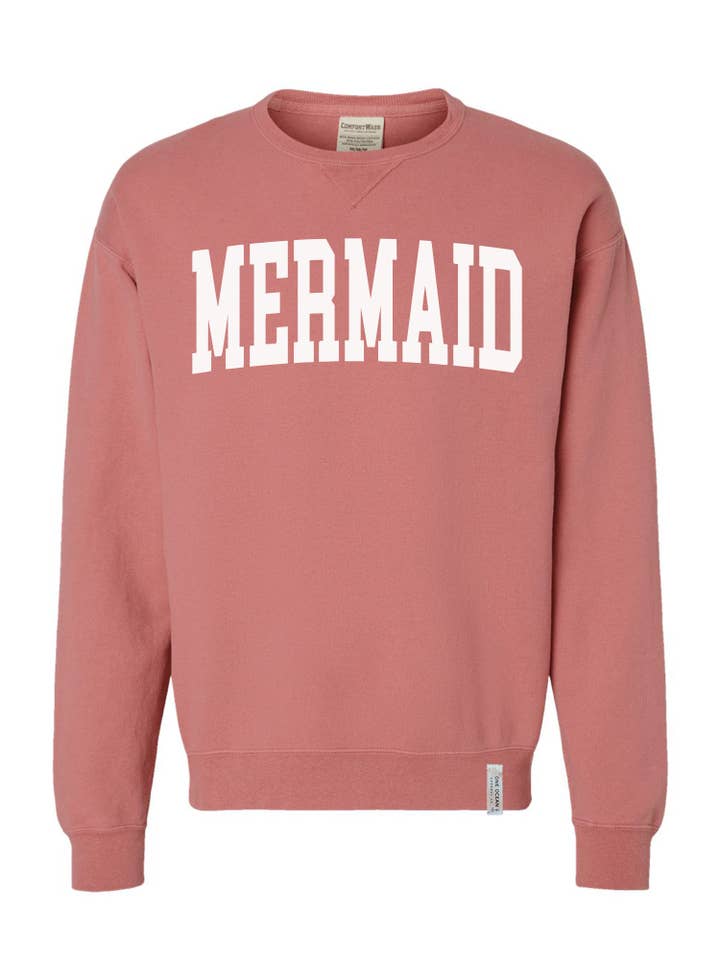 One Ocean Apparel Co.. - Wholesale Graphic Sweatshirt - Unisex - MERMAID Crewneck - CUSTOM COLORS16