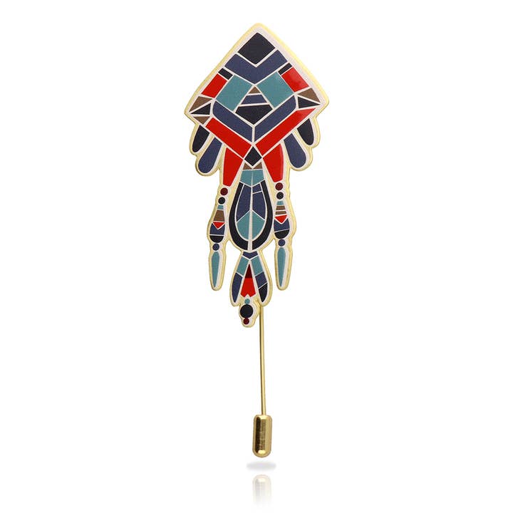 Broche verguld in Native Southwest-stijl voor wholesale door RAS