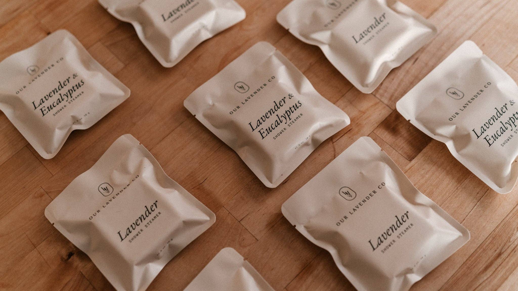 Our Lavender Co - Wholesale Shower Steamer/Bomb - Lavender & Lavender Eucalyptus Shower Melt