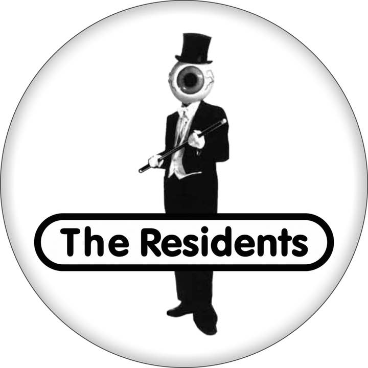 Pin-on Button - 1.5 Inch - Residents, The for wholesale by Square Deal Recordings & Supplies