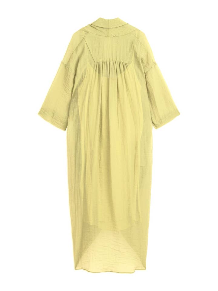 Giallo Abito midi oversize in vendita all'ingrosso su Faire7