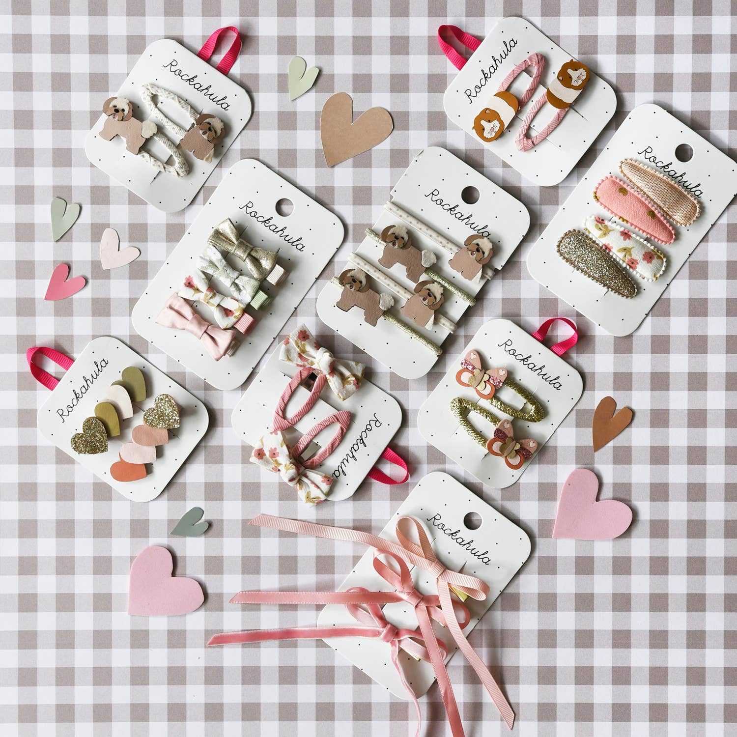 Rockahula Kids - Wholesale Hair Clip - Kids - Sweet Hearts Bar Clips3